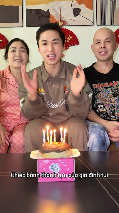 Hoàng Hôn | Khi Gia Đình Tôi Đu Trend Chiếc Bánh Thành Tựu #Shorts