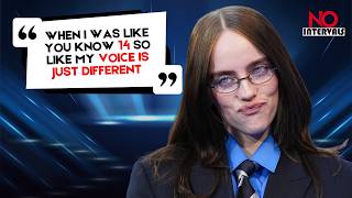 Billie Eilish Gets EMOTIONAL Discussing Her Older Songs At James Cameron's Film Premiere | Interview screenshot 5