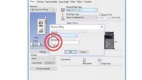 T32040 Printing to e Filing Box