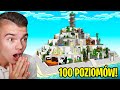 NOOB vs NAJDŁUŻSZA PIRAMIDA PARKOUR NA ŚWIECIE w Minecraft! (100 poziomów)