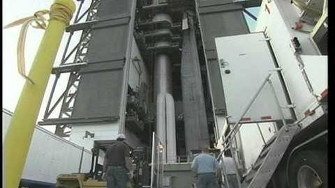 Mars Science Laboratory and Atlas V rocket rollout to the launch pad