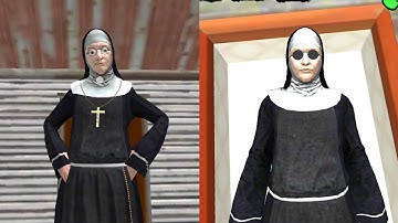 Nun and Monk Neighbor Escape 3D - Level 14 - Gameplay