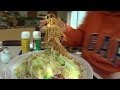 【めし動画】 リンガーハット　野菜たっぷり皿うどん　食レポ