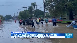 Southern Brazil Floods: 136 Dead, 100  Missing