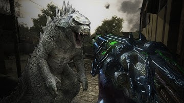 GODZILLA ZOMBIES?! *EPIC CUSTOM ZOMBIES BOX MAP* (WAW CUSTOM ZOMBIES)