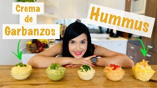 5 ways to make Hummus | Quick and easy recipe of Hummus | Healthy Hummus ideas