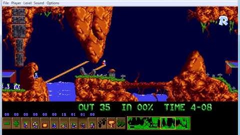 Lemmini - Lemmings Custom Level - The War Is Over (We Hope!)