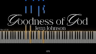 Goodness Of God - Jenn Johnson | Piano Tutorial [Key of Ab]