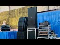 JBL Live Sound Setup Tour ||
