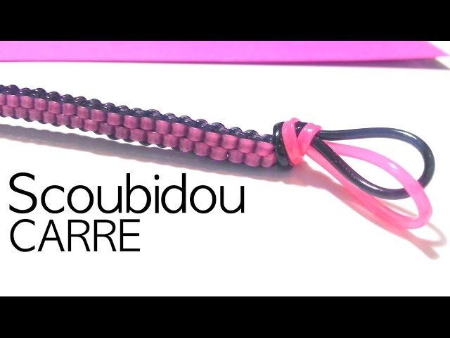 Vie-Pratique: Scoubidou à 4 fils, Technique de la bouteille