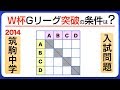 【中学受験】国立難関校 筑駒中の2014年過去問にW杯の問題ありました！小学生はできるけど意外に大人は解けない算数！解説あり【中学入試】