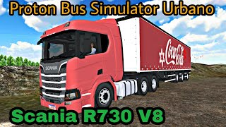 Scania R730 V8. Везём Кока-Колу. Proton Bus Simulator