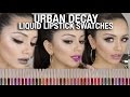 *NEW* URBAN DECAY VICE LIQUID LIPSTICK SWATCHES