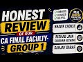 Who is the best faculty for CA final? Our honest review! #cafinal #honestreview #viral #bestteacher