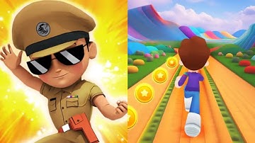 Little Singham VS Kooply Run: Subway Craft Game 2025 Gameplay Android, ios