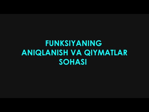 Video: Funksiyaning Maksimal Qiymatini Qanday Topish Mumkin