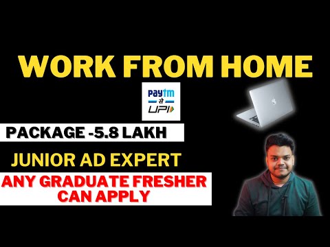 Paytm Hiring Fresher | Work From Home Jobs | Package-5.58 LPA | Latest Jobs 2023 | wfh | Paytm