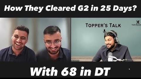 68 Marks in DT| How They Studied in Just 25 Days| ft. CA Raj Thakkar & CA Kunal Thakkar