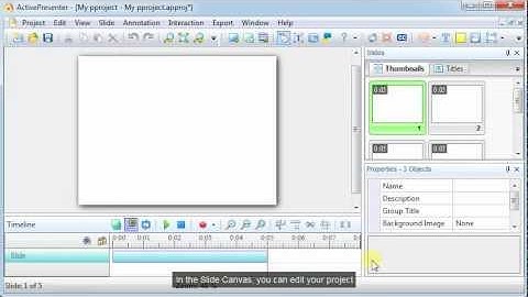 Creating a blank project