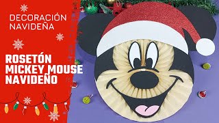 Roseta-Rosetón Mickey Mouse || Decoración navideña