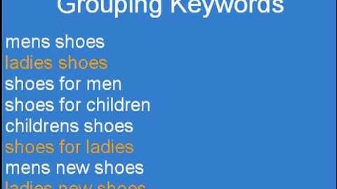Structuring Adgroups for Profit - Google Adwords Tips Webinar 2/5: