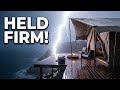 Cliff Edge Camping in a Raging Storm: Cozy Tarp Sanctuary ASMR