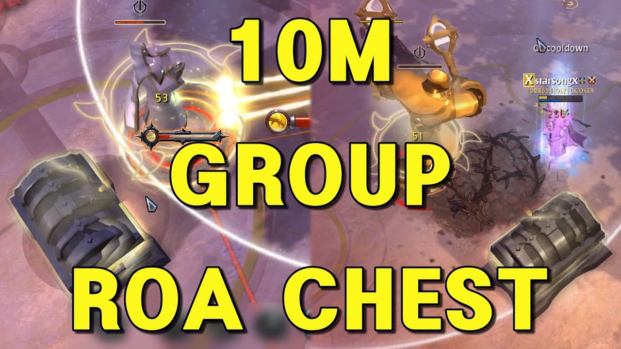 【Albion Online】10M profits from opening BLUE GROUP chest in the road of avalon! 