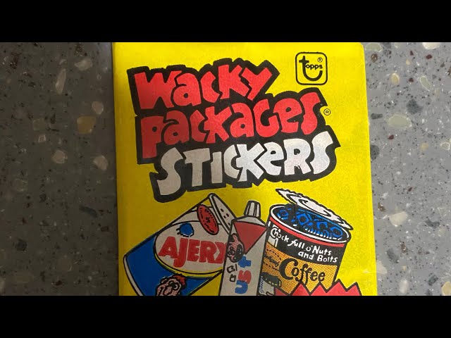 Opening Wacky packages stickers from 1979 - YouTube