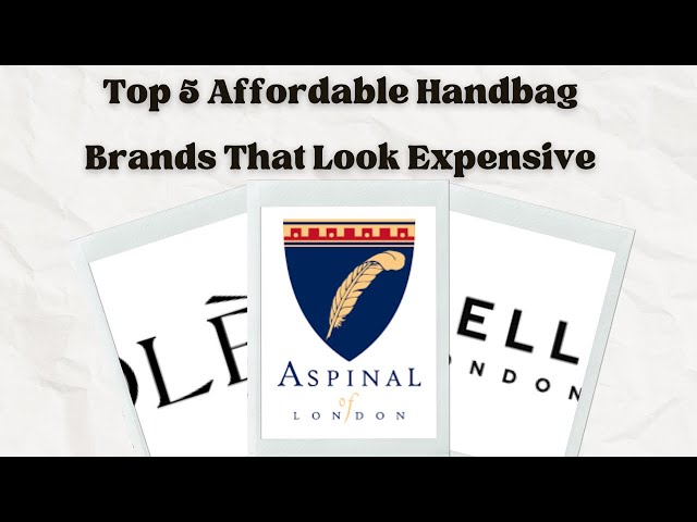 5 Affordable New Bag Brands That Look So Expensive