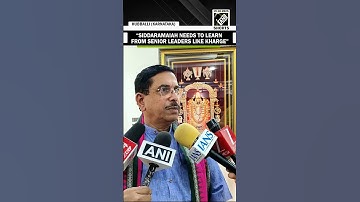 Pralhad Joshi advices CM Siddaramaiah to “learn from senior leaders like Kharge”