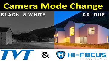 How to change the camera mode (Black & White to colour) | Hifocus | TVT