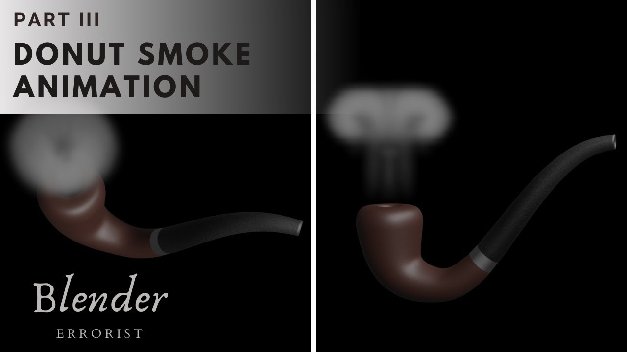 Donut Smoke Animation Blender Tutorial - Part III