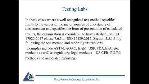 A Look at the Requirements Specified in PJLA Policy on Measurement Uncertainty “PL 3”