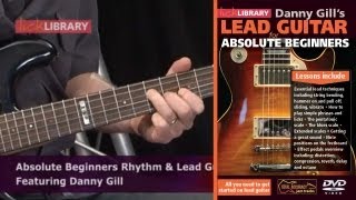 Absolute Beginner Guitar Lesson DVD Series By Danny Gill Licklibrary