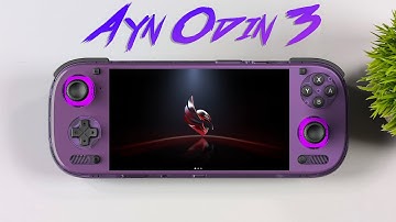 AYN Odin 3  First Look! A Powerful OLED Snapdragon 8 Elite Handheld!