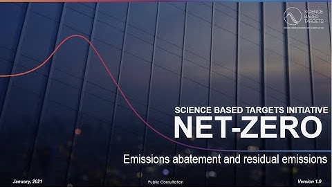 SBTi Net-Zero Public Consultation Explainers: Emissions Abatement and Residual Emissions