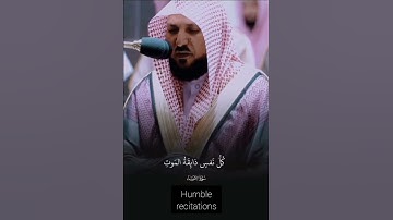 (وما جعلنا لبشر من قبلك الخلد) تلاوة رائعة لفضيلة الشيخ د. #ماهر_المعيقلي 💙