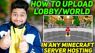 How To Upload a World in Minecraft Server | How To Make Your Own Server Like Hypixel | Hindi #1