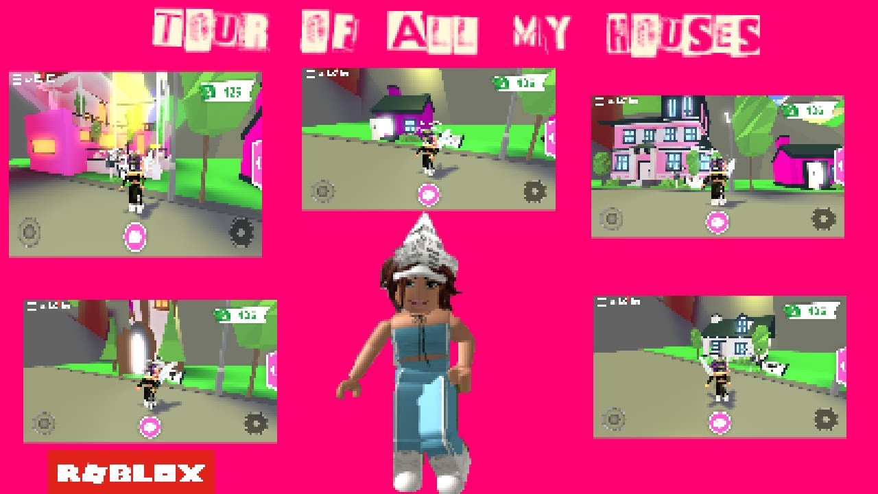 TOUR OF ALL MY ''ADOPT ME'' HOUSES YouTube