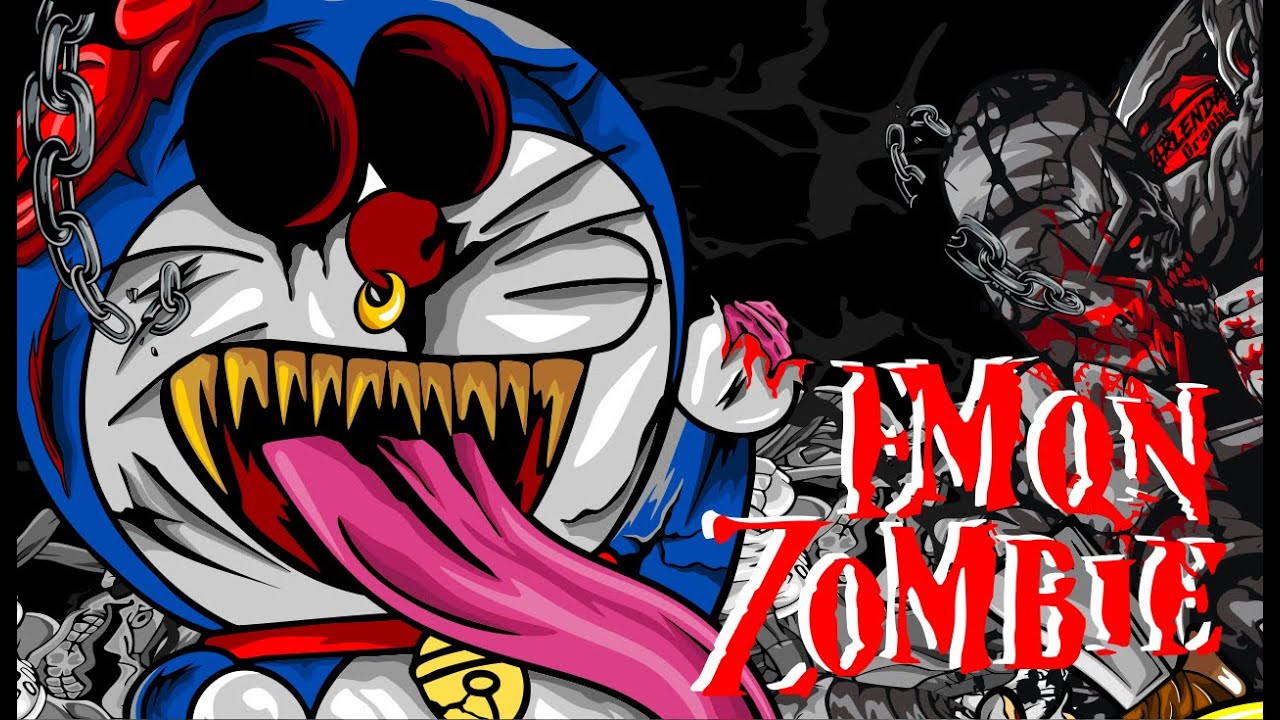 Doraemon Zombie Merubah Gambar Kartun Menjadi Zombie Youtube