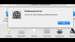 SOLVED : could not load display preference pane Resimi