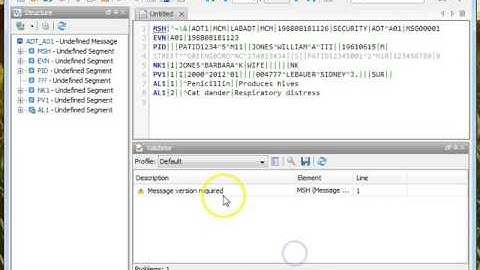 HL7 capture and parse tool