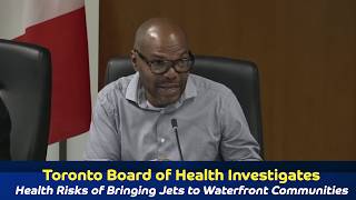 Toronto Board of Health Examines Cancer, Heart Disease Risks of Billy Bishop Jets Near Communities