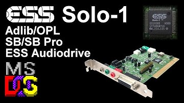 ESS Solo-1 in 25 DOS games (Tualatin Celeron 1.3GHz)