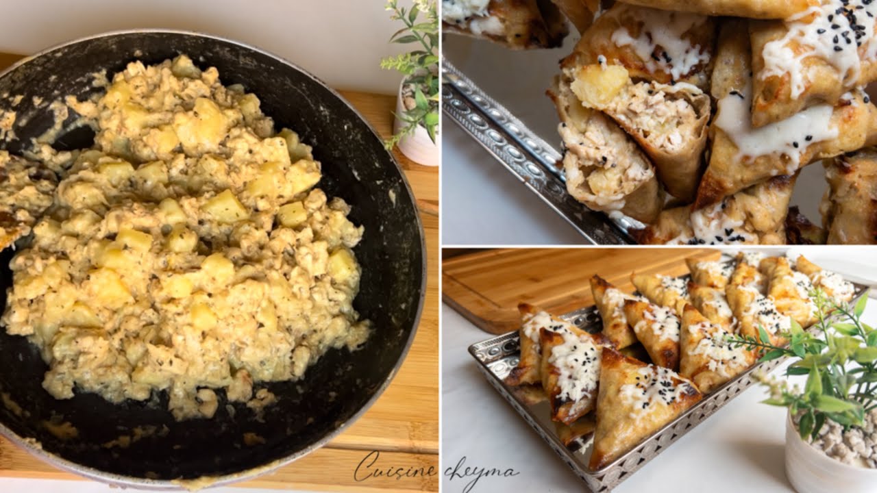 #بريوات بحشوة الدجاج والكريمة والجبن تعليكة خطيرة 🔥🔥🔥🤫 بواحد مكون كيزيدها بنة متشبعوشي منها