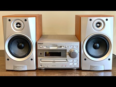 This SONY MINIDISC Player Is Almost 30 Years Old! DHC-MD313 - YouTube