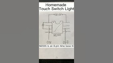 Homemade touch switch light