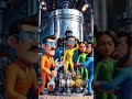 Mechanical watch and piston - Tiny humans ⌚⚙️🧑‍🤝‍🧑 #toystory #animation #disney #robot #lego