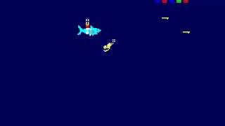 Game of the day 582 Shark Attack (シャーク・アタック) Pacific Novelty 1981 screenshot 1
