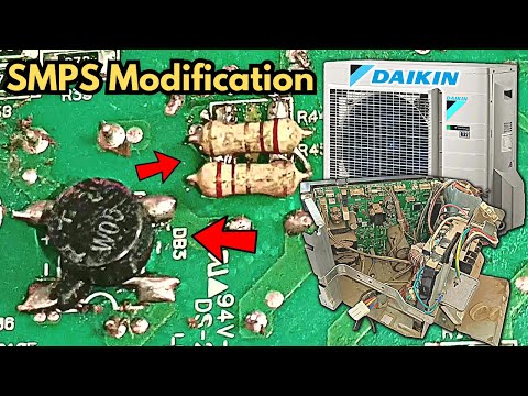 U4 Hatasını Düzeltmek İçin Daikin AC Anakart Onarımı (değişiklik)